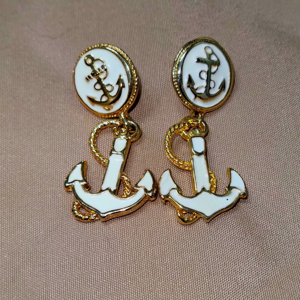 Park Lane Anchor Pierced Earrings